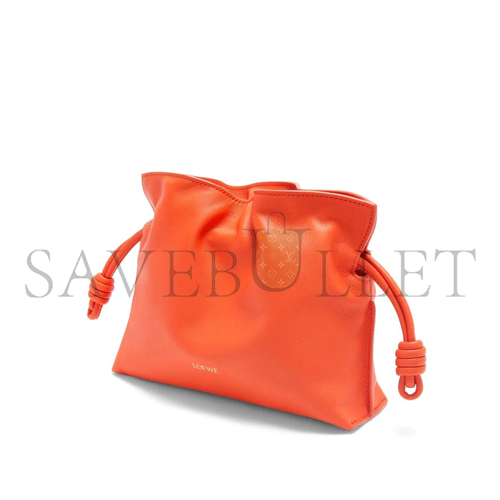 l*ew* mini flamenco clutch in nappa calfskin a411fc2x73-5959 (23.9*18*9cm)